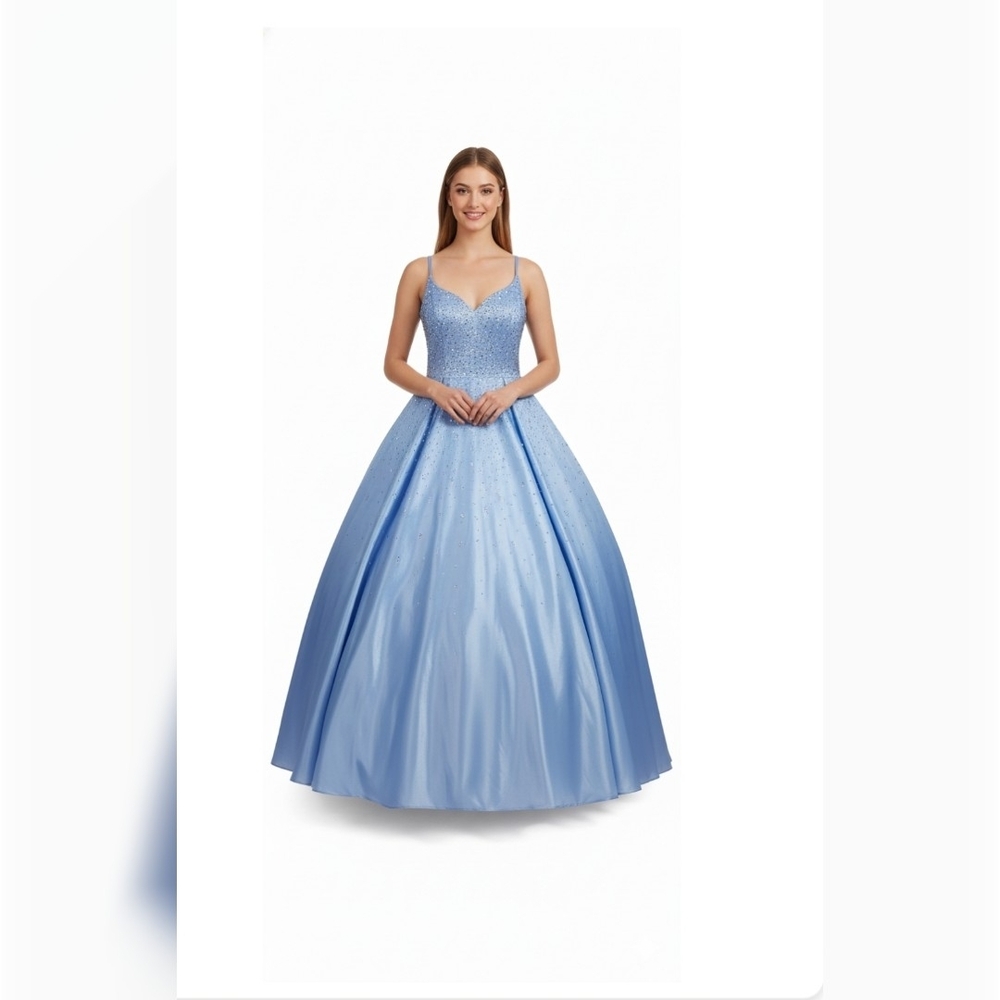 Elegant Blue Ball Gown
